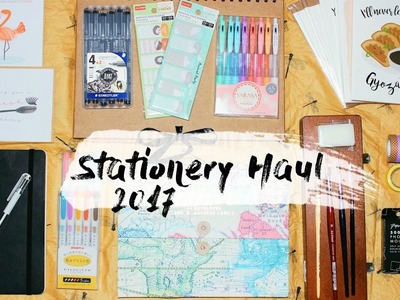 Stationery & art supplies haul || back to school 2017