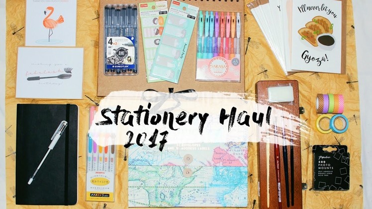 Stationery & art supplies haul || back to school 2017