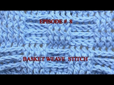 Stitch Gallery & Glossary Episode #8: Basket Weave Stitch