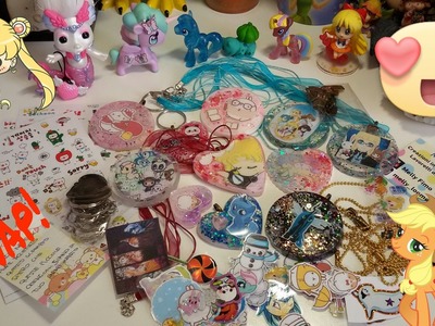 Swap: Enorme Pacco Da Melly Fimo!!! Sailor moon, Molang, my little pony, tokidoki.  +Saluti!!!