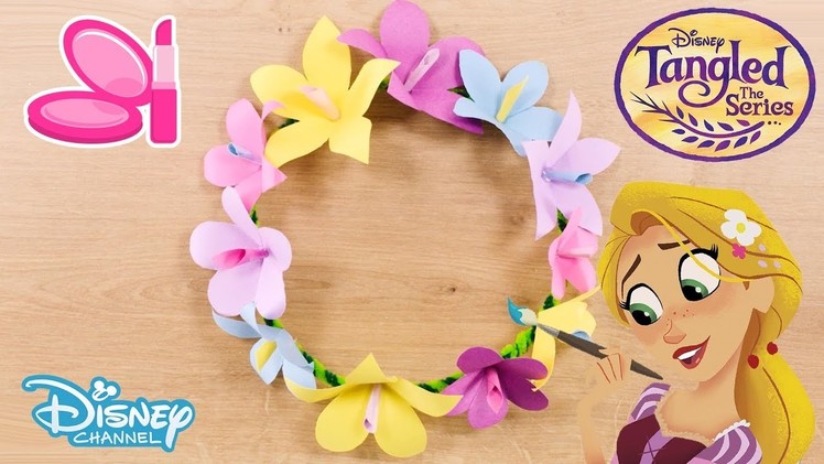 Tangled: The Series | Head Band Tutorial | Official Disney Channel UK