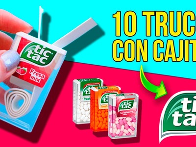 TIC TAC Container LIFE HACKS* TRUCOS cajitas de caramelos TIC TAC ✅  Top Tips and Tricks in 1 minute