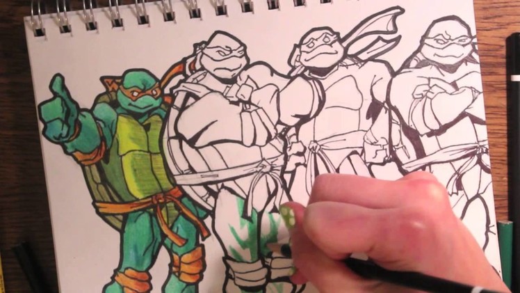 TMNT: Teenage Mutant Ninja Turtles Drawing