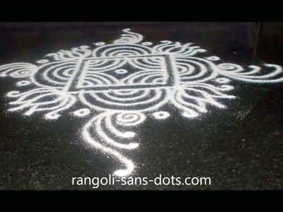 Traditional  Diwali creative rangoli with  lines | Friday padi kolam designs | Sudha Balaji muggulu