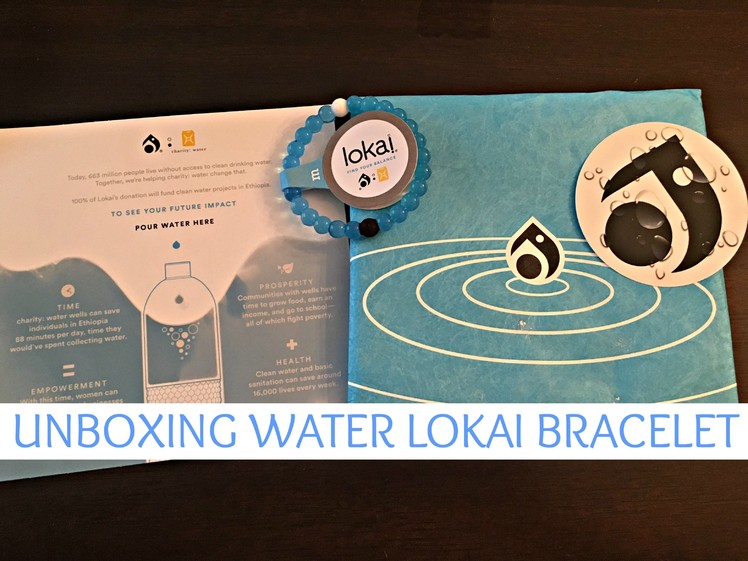 Unboxing Water Lokai Bracelet!????|Meiani N.