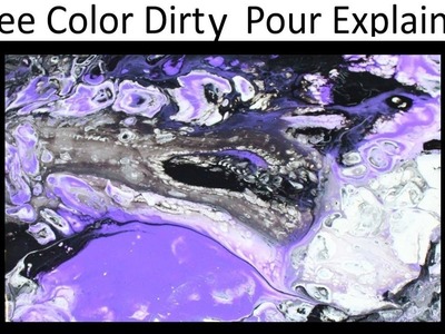3 Color Dirty Pour. Mixing Ratios Explained. Fluid Painting Basics, Paint Pouring