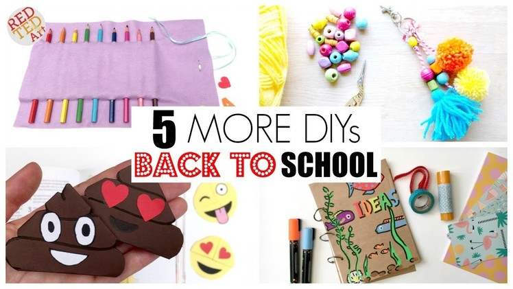 5 BEST Back to School DIYs Part 2 - MUST SEE School Supplies - LOVE these ideas