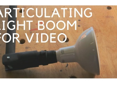 Adjustable Articulating LED Light Boom For Video