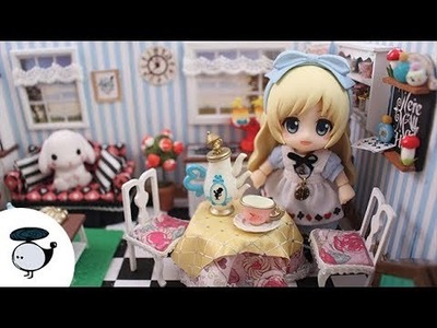 ♣ Alice in Wonderland Miniature Dollhouse ♣