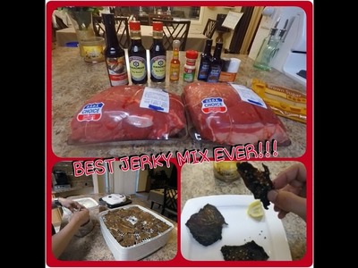 BEST BEEF JERKY RECIPE IN 10 MIN!!! YOU WILL NEVER USE ANOTHER!!!