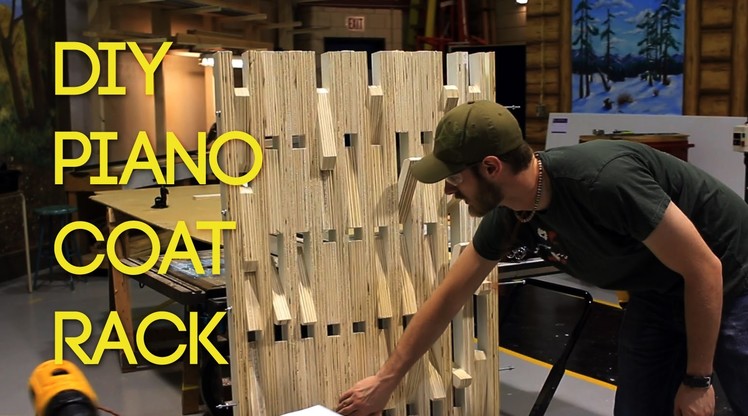 BUILD: Piano-style Wooden Coat Rack