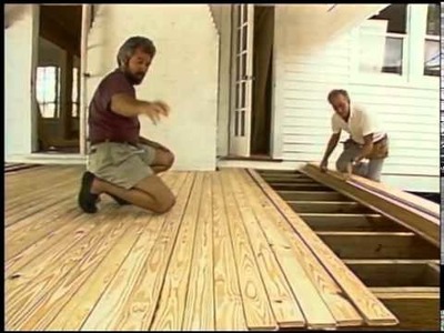 Building a Free-Floating Deck