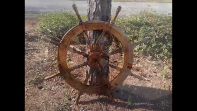 Building a wooden ships wheel