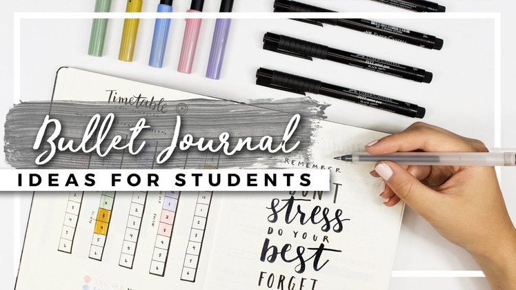 Bullet Journal Ideas for Students! BACK TO SCHOOL Planning!