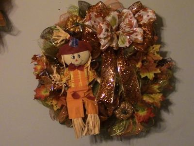 Carmen's DollarTree Scarecrow Wreath