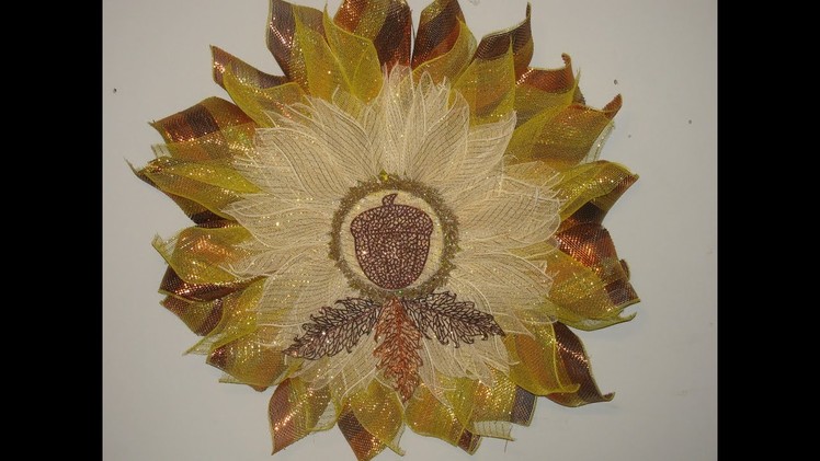 Carmen's Fall Chestnut Flower Made With All ZipTies