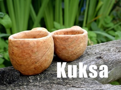 Carving - Kuksa from Birch Wood