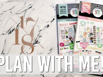 (Chatty) Plan With Me | New Marble Happy Planner