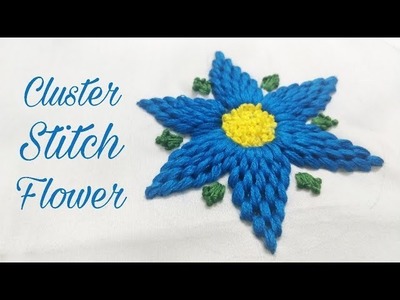 Cluster Stitch Flower (Embroidery Work)
