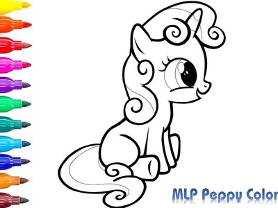 Coloring Pages Sweetie Belle MLP-How to Draw Sweetie Belle-Drawing and Art Colors for Kids