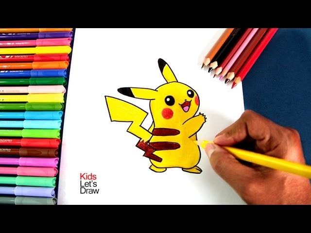 Cómo dibujar a Pikachu paso a paso 2 | How to draw Pikachu step by step