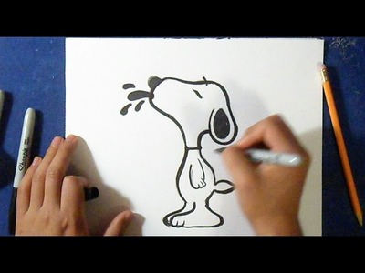 Cómo dibujar a Snoopy | How to draw Snoopy