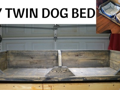 DIY Rustic Dog Bed (Twin) DIY Project for Pets
