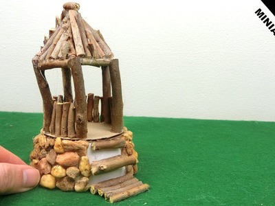 DIY Wooden Miniature Hut #16 | Easy Craft idea