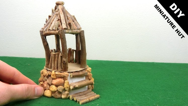 DIY Wooden Miniature Hut #16 | Easy Craft idea