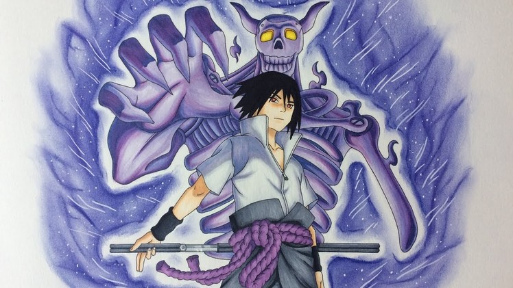 Drawing Sasuke Uchiha - Susanoo