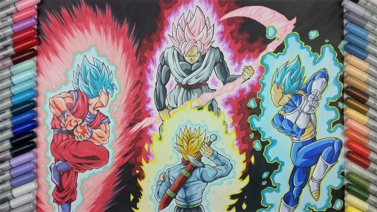 Drawing the most EPIC Fight of Dragonball Super! | TolgArt