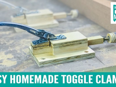 Easy Homemade Toggle Clamps - from Paint Can Locking Ring
