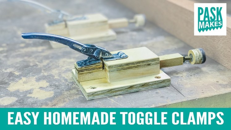 Easy Homemade Toggle Clamps - from Paint Can Locking Ring