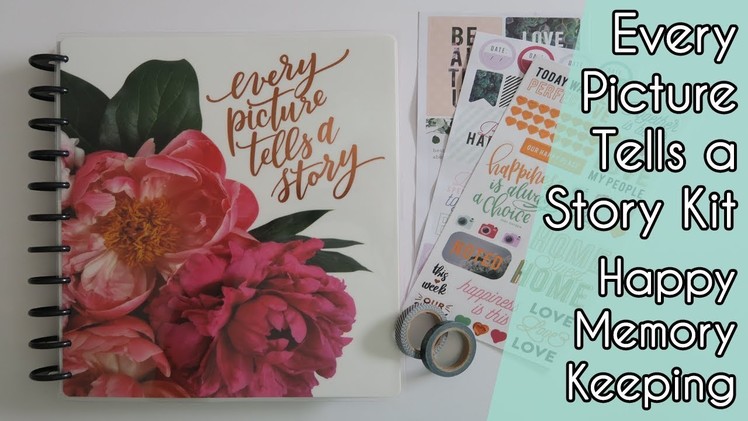 Every Pictures Tells a Story Happy Memory Keeping Box Kit Unboxing and Flip Through
