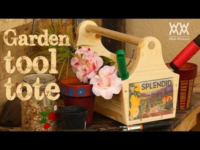 Garden toolbox and fun inkjet photo-transfer technique.