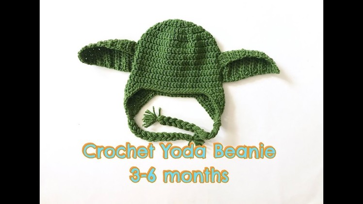 How to Crochet Yoda Beanie (3-6 months)