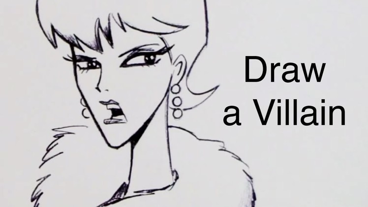 How To Draw a Villain (Step by Step)