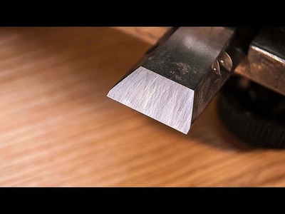 How to get a DEADLY SHARP edge on a CHISEL