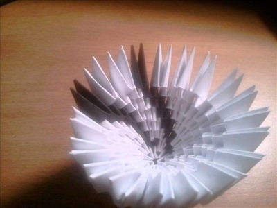 How to make 3d origami elegant swan