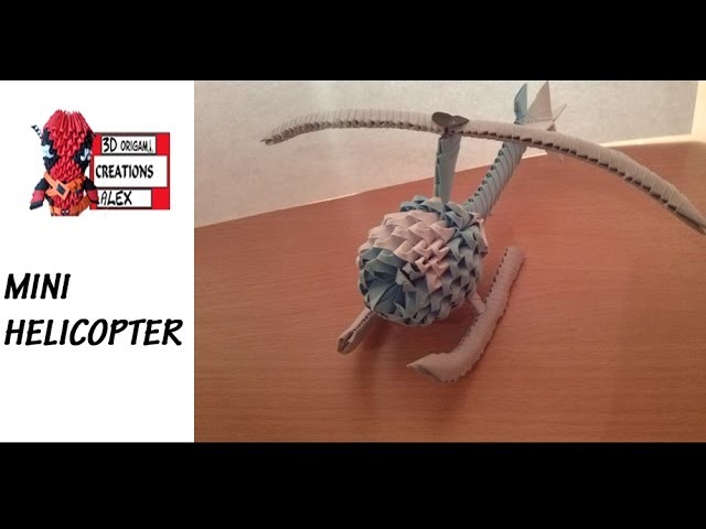 HOW TO MAKE 3D ORIGAMI HELICOPTER TUTORIAL || DIY 3D ORIGAMI HELICOPTER TUTORIAL