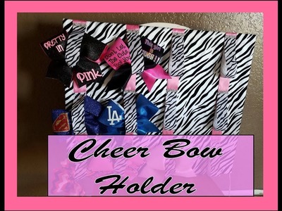 How to make a cheer bow holder for your room!