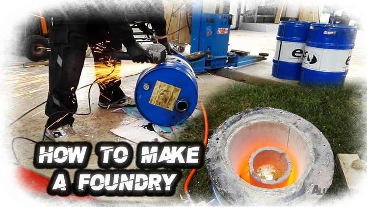 How To Make A Foundry With Oil Barrel