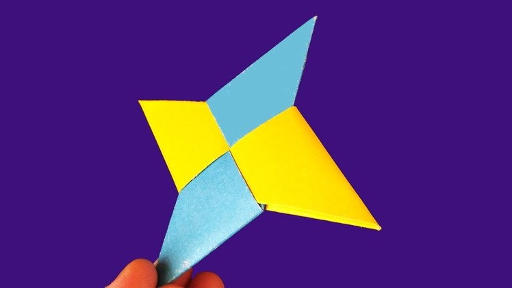 How To Make a Paper Ninja Star (Shuriken). DIY Origami