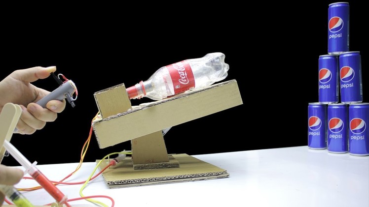 How to Make a POWERFUL CANNON with 3 Barrels from Cardboard - Mr h2 Diy