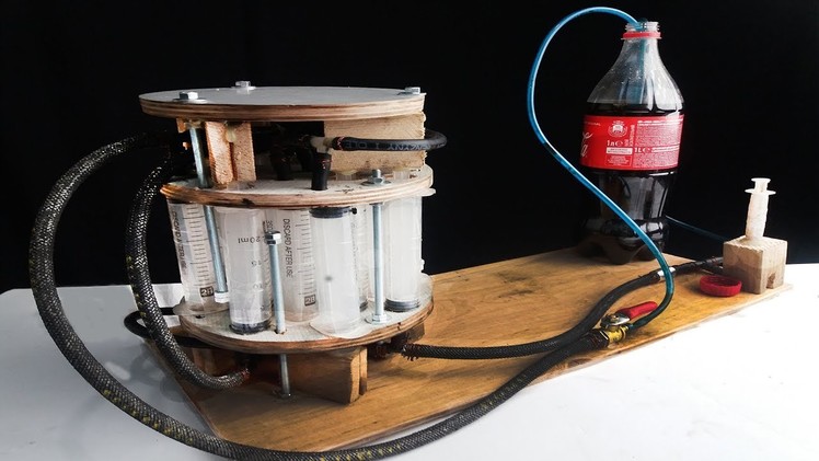 How To Make A Powerful Hydraulic Telescopic Jack From Syringes