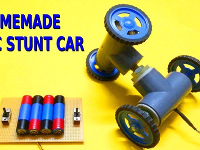 How to make Remote Controlled Stunt Car at home