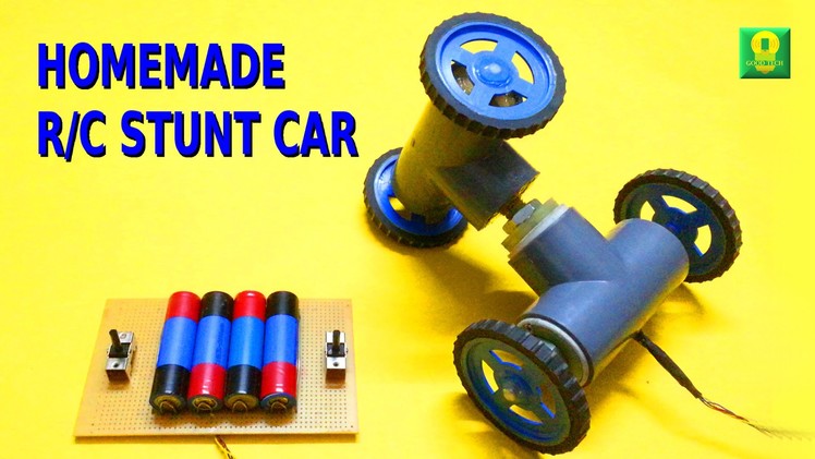 How to make Remote Controlled Stunt Car at home