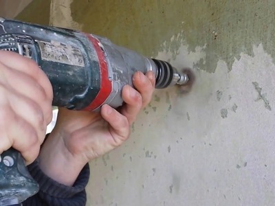 How to remove paint from concrete, rendered, plastered, floated surfaces