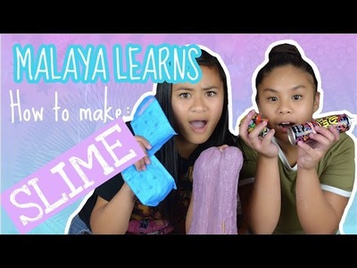 I LEARN HOW TO MAKE SLIME (w. PADS, SILLY STRING, PARTY POPPERS, UNICORN POOP, BANDS,ETC.)