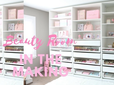MY NEW BEAUTY ROOM IN THE MAKING 2017!???????? -SLMissGlam????????
